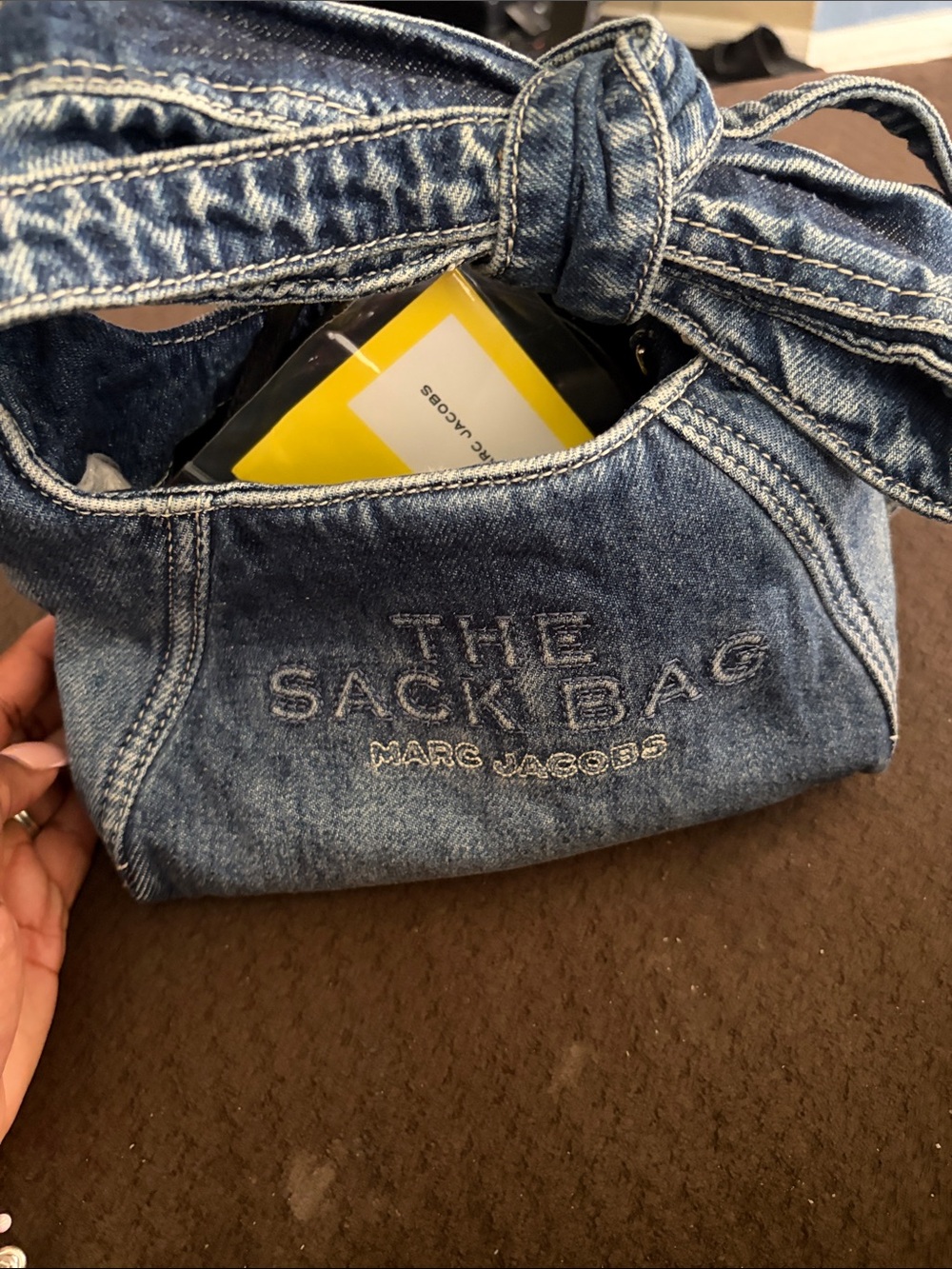 Marc Jacobs Denim The Sack Bag - Blue - Picture 8 of 8